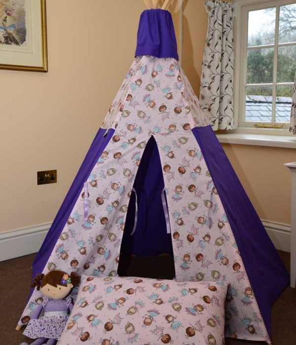 Glitter Princess on Purple Teepee