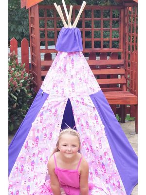 Princess and castle teepee play teepee